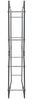 vidaXL Brennholzregal Schwarz 80×25×150 cm Stahl 286289 Bild 4