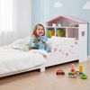 Relaxdays Kinderbett mit Regal in Hausform Bild 3