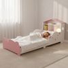 Relaxdays Kinderbett mit Regal in Hausform Bild 2