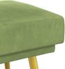 vidaXL Doppellagige Bank Hellgrün 120 x 45 x 46 cm Samt 42038588 Bild 5