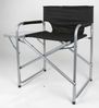 Campingstuhl Studio Klappstuhl mit Seitentisch und Seitentasche Stahlgestell Faltstuhl Regiestuhl zusammenklappbar 57 x 79 x 47 cm für Camping Garten Terrasse Balkon Festival Bild 4