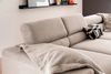 KAWOLA Sofa DELIA Ecksofa Cord taupe mit motorischem Sitzvorzug Recamiere rechts 74 x 219 x 276 cm Bild 4