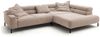 KAWOLA Sofa DELIA Ecksofa Cord taupe mit motorischem Sitzvorzug Recamiere rechts 74 x 219 x 276 cm Bild 3