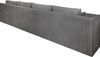 Ecksofa Credo, Couch U-Form, Sofa mit Schlaffunktion und Bettkasten, 348 x 81 x 185 cm, Dunkelgrau Bild 4