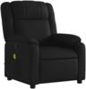 vidaXL Massage-Relaxsessel, Kunstleder, Schwarz 3206188 Bild 3