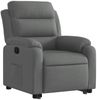 vidaXL Relaxsessel mit Aufstehhilfe Dunkelgrau Stoff 3204981 Bild 3