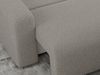 Ecksofa L-form, mit Schlaffunktion und Bettkasten - ARGOS, Grau, Boucle Bild 3
