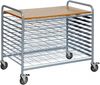Kongamek Trockenwagen in grau 955x600x845mm mit 10 Böden Bild 1