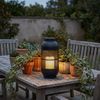 2er Set LED Solar Tischleuchte, Kerze, Laterne, H 33 cm Bild 4