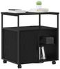 vidaXL Schrank mit Ladestation Schwarz Eichen-Optik 61 x 46 x 67 cm 859830 Bild 3