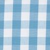 Homescapes Gardine Blau karierter Ösenvorhang im 2er Pack, B 137 cm x L 117 cm Bild 4