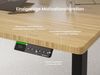 Desktopia Pro X - Elektrisch höhenverstellbarer Schreibtisch / Ergonomischer Tisch mit Memory-Funktion, Bambus Echtholz, Gestell Grau, 160x80 cm Bild 2