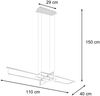 Trio Pendelleuchte SALINAS incl. 1x SMD LED, 34W · 1x4400lm, 4000K, weiß matt (320310331) Bild 3