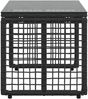 vidaXL Tisch für Outdoor Schwarz 80 x 40 x 40 cm PE Rattan und Glas 42025182 Bild 5