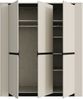 Forte VODOL Kleiderschrank 190, moderner Schrank, 2-türig, Drehtürenschrank, Holzwerkstoff, Kaschmir|Beige , 190,2 cm breit x 213,6 cm hoch x 62,7 cm tief Bild 4