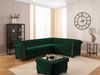 S-Style Möbel Ecksofa Chesterfield L-Form Cleo Blink aus Samt mit Kristallsteppung, mit Wellenfederung Bild 3