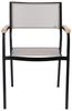 Lux Stapelsessel Aluminium schwarz taupe Bild 1