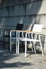 Lux Stapelsessel Aluminium schwarz taupe Bild 5