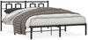 vidaXL Bettgestell mit Kopfteil Metall Schwarz 150x200 cm 374243 Bild 2