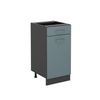 Küchenunterschrank R-Line Blau-Grau 40 cm ohne Arbeitsplatte Vicco Bild 4