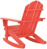 vidaXL Adirondack-Schaukelstuhl Massivholz Tanne Rot 315883 Bild 4