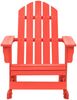 vidaXL Adirondack-Schaukelstuhl Massivholz Tanne Rot 315883 Bild 2