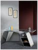 Schreibtisch Airman 175 x 60 x 75 cm Mangoholz mit Alu Büro Kinderzimmer Bild 3