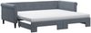 vidaXL Tagesbett Ausziehbar mit Matratzen Dunkelgrau 90x200 cm Samt 3197796 Bild 2