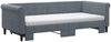 vidaXL Tagesbett Ausziehbar mit Matratzen Dunkelgrau 90x200 cm Samt 3197796 Bild 3