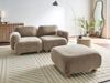 Modulsofa 2-Sitzer AMLI Stoff Beige mit Ottomane Bild 3