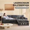LITBIRD Ecksofa 3-Sitzer Sofa mit Marshmallow-Softpolster & Modulares Recamiere Sofa, 1 Teile, Cordstoff Schlafsofa & Relaxsofa, Wohnzimmer Sofa Bild 3