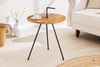 riess-ambiente Beistelltisch SIMPLY CLEVER 60cm natur - Mango, handgemacht, Griff, praktisch, rund (Einzelartikel, 1-St), Massiver Wohnzimmertisch aus Holz - ideal für Schlaf- und Wohnzimmer Bild 2