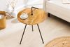 riess-ambiente Beistelltisch SIMPLY CLEVER 60cm natur - Mango, handgemacht, Griff, praktisch, rund (Einzelartikel, 1-St), Massiver Wohnzimmertisch aus Holz - ideal für Schlaf- und Wohnzimmer Bild 3