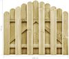 vidaXL Gartentor Imprägniertes Kiefernholz 100x75 cm 45326 Bild 5