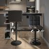 Barhocker 2er Set Sena Grau/Schwarz 42 x 94 cm Vicco Bild 5
