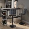 Barhocker 2er Set Sena Grau/Schwarz 42 x 94 cm Vicco Bild 3