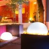 3er Set LED Solarleuchten im Halbkugel Design, Durchmesser 20 cm Bild 4