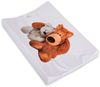 Cangaroo Wickelauflage Bären 67x44 cm, seitliche Erhöhung, abwaschbar weiß Bild 2