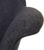 Schaukelstuhl Malmö T820, Schwingsessel Relaxsessel ~ Textil, grau Bild 5