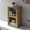 Wohnling Standregal mit 2 Böden, Sheesham Massivholz, 88cm hoch Bild 3