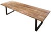 SAM® Baumkantentisch Giant_U, Akazienholz, echte Baumkante, Metallgestell U-Form, bis 3m lieferbar Bild 3