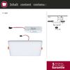 Paulmann No. 92395 LED Einbaupanel Veluna VariFit IP44 185x185 mm 17W 3.000K Bild 5