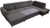 Ecksofa Fizlu XL, Verstellbare Kopfstütze, Bettkasten, Schlaffunktion (Kronos 19, Seite: Rechts) Bild 4