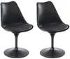 Vente-unique - XAFY Stuhl Plastik Schwarz - B 56,5 cm x H 82 cm x L 49 cm Bild 3