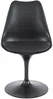 Vente-unique - XAFY Stuhl Plastik Schwarz - B 56,5 cm x H 82 cm x L 49 cm Bild 4