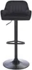 Vente-unique - ELEANA Barhocker SamtStoff Schwarz - B 49 cm x H 106 cm85 cm x L 47 cm Bild 3