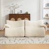 YakoHome Modulsofa Beige 199x92x72,5 cm – kein Aufbau, Matratzen-Komfort, Anti-Pilling Chenille, haustierfreundlich Bild 3