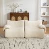 YakoHome Modulsofa Beige 199x92x72,5 cm – kein Aufbau, Matratzen-Komfort, Anti-Pilling Chenille, haustierfreundlich Bild 4