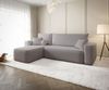 Ecksofa Schlafsofa Sofa AGEPO Stoff Curio Grau Ottomane Links Bild 2