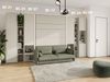 MEBLINI Schrank für Schrankbett Bed Concept - Hochschrank mit Regalen - BC-21 - Grau Matt Bild 4